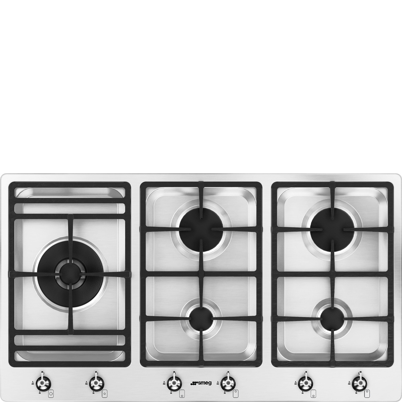 Built-in gas or electric hob