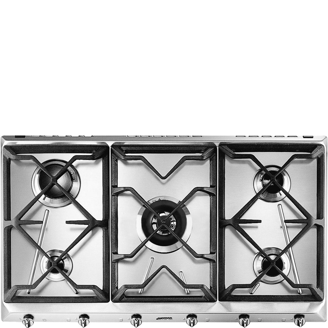 Built-in gas or electric hob